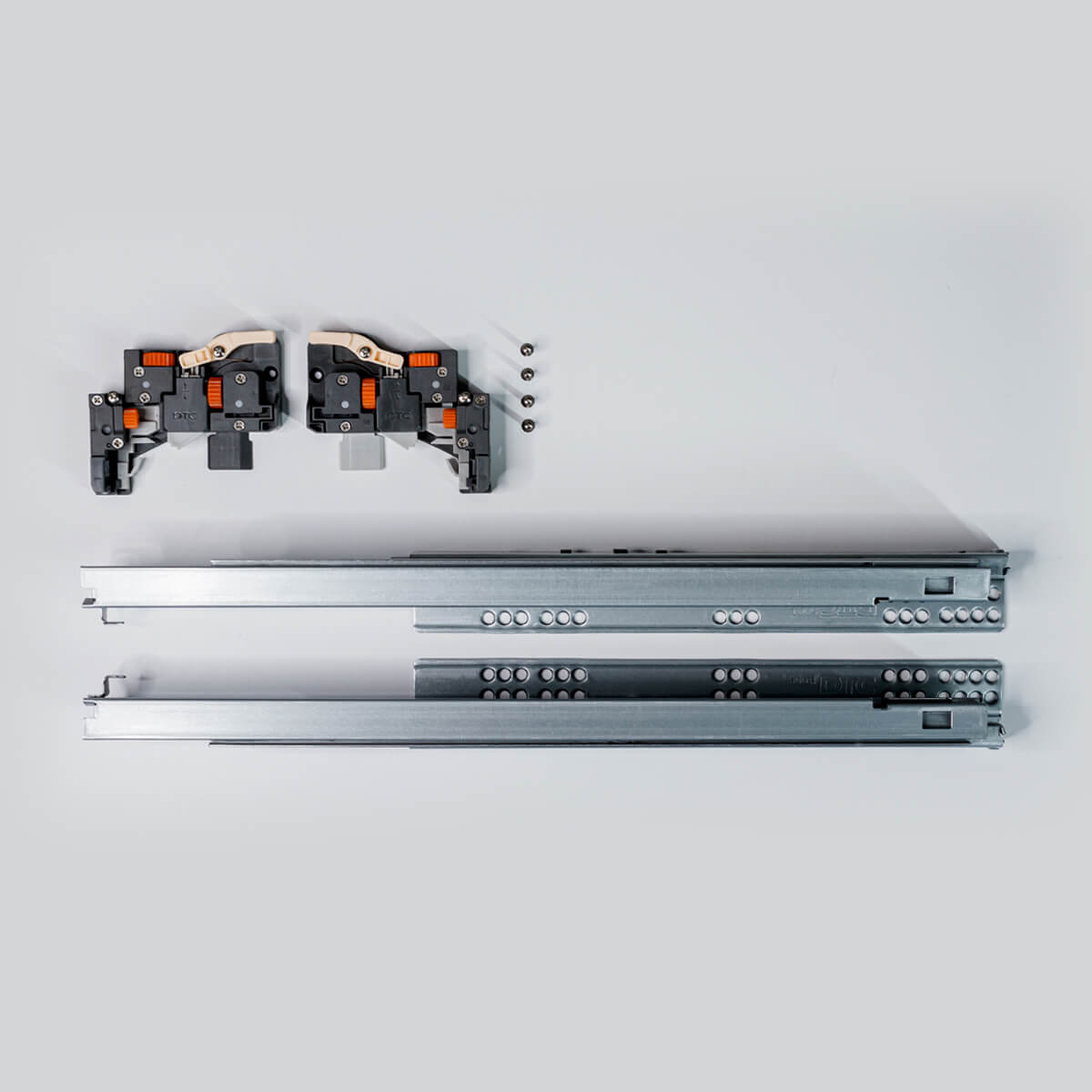 Направляющие Magic-move 500мм 40кг полного выдвижения с замком 3D Push (TF10500H)